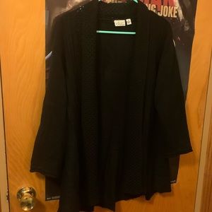 Black, Knit Caridgan